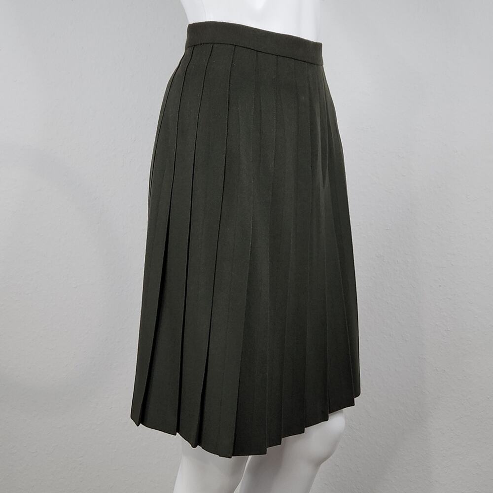 Vintage Wool Pleated Skirt Size Small - Picture 4 of 8